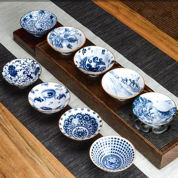 Tasses Chinoises En Porcelaine Fine Anciennes