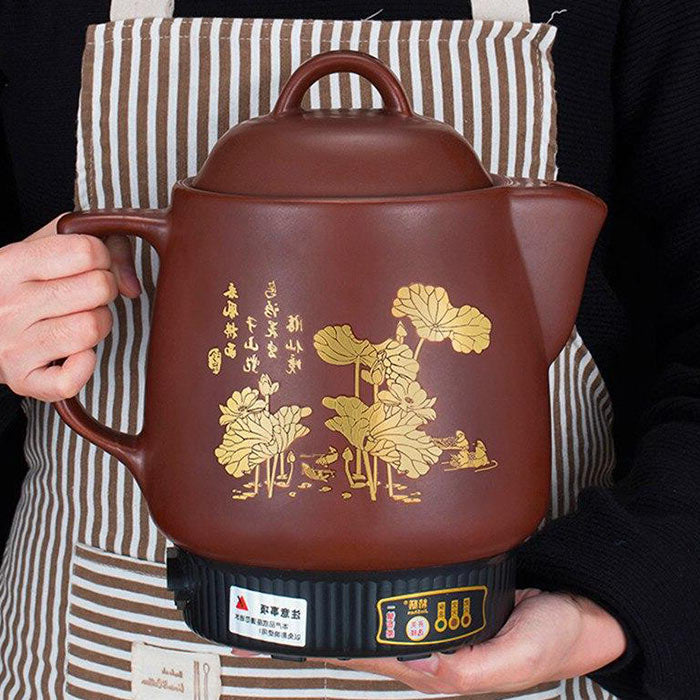 Théière Chinoise Électrique Rouge