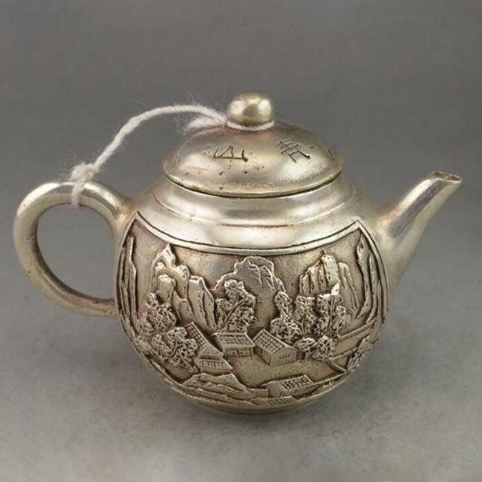 Théière Chinoise Argentée