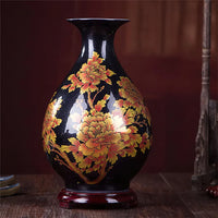 vase-chinois-noir-or