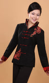 veste-chinoise-femme-noire-rouge