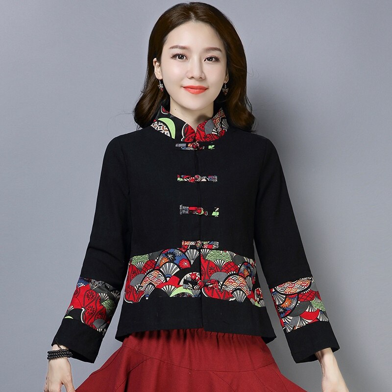 Veste Chinoise Femme Coton