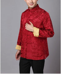 veste-chinoise-homme-rouge-et-doree